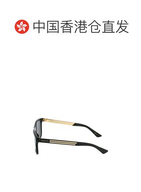 1h可退 香港直邮Gucci 古驰 男士 徽标太阳镜 GG0687S black黑色