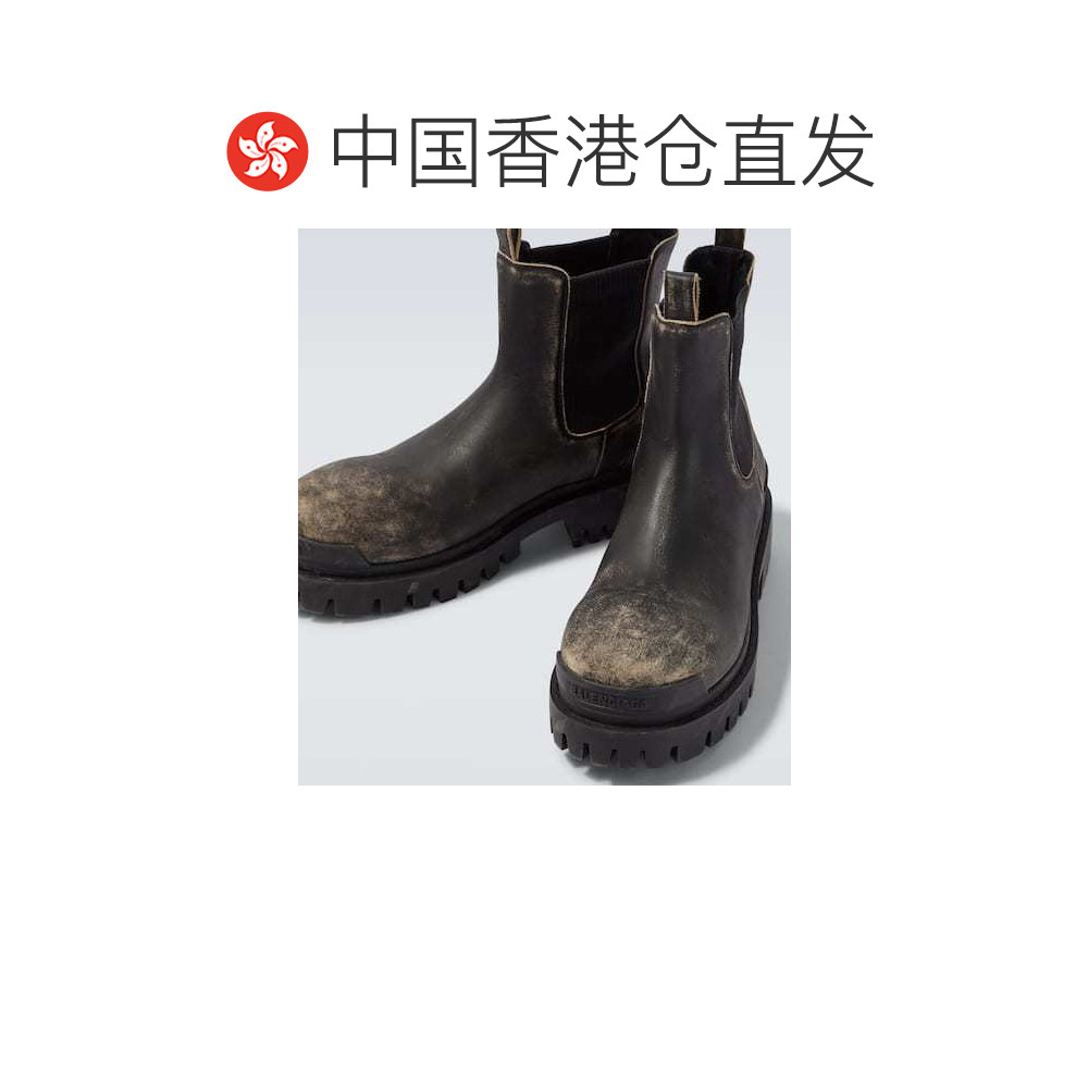 1 hour refundable Hong Kong direct mail Balenciaga Strike men's Chelsea boots