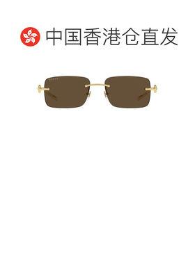 1h可退 香港直邮Gucci 古驰 男士 金色太阳镜 GG1703S metal金属