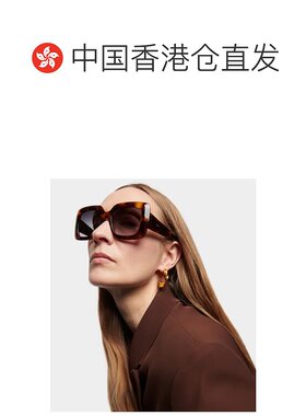 1h可退 香港直邮Celine 思琳 女士 Bold 3 圆点方框太阳眼镜