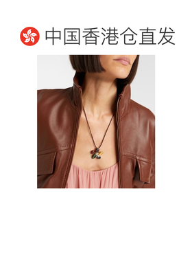 香港直邮ZIMMERMANN 女士 Norma 16kt 镀金吊坠项链