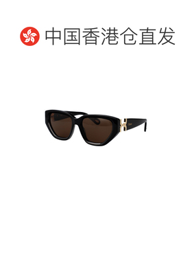 1h可退 香港直邮CHLOÉ 女士眼镜 CH0235S001 SS2026 棕色 几何框