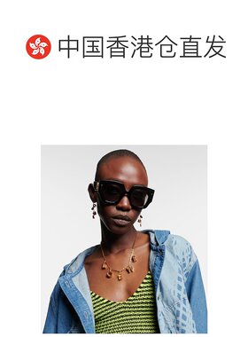 香港直邮LOEWE 罗意威 女士 Anagram 方框太阳眼镜