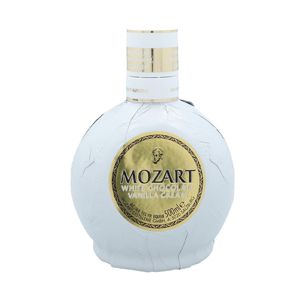 欧洲直邮Mozart莫扎特白色巧克力利口酒15度500ml奥地利洋酒原装 - 图0