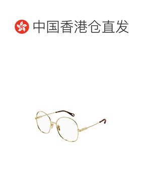 1h可退 香港直邮CHLOÉ 女士眼镜 CH0138O001 AW2025 金色 CH0138O