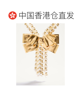 香港直邮VALENTINO 女士项链 WJ0BK4NBS9P8 SS2026 米白色 蝴蝶结