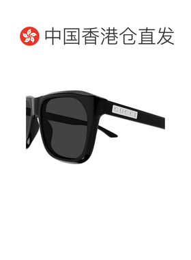 香港直邮Gucci 古驰 男士 黑色 Institutional Logo 太阳镜 GG207