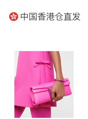 香港直邮Valentino 华伦天奴 女士 铆钉皮革手链水晶配饰