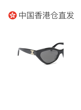 1h可退 香港直邮CELINE 女士太阳镜 4S323CPLB38NO CO 黑色 猫眼