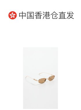 香港直邮Gucci 古驰 女士 椭圆框太阳眼镜  舒适时尚