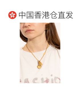 香港直邮BALENCIAGA 男士项链 833166TZ8IG8966 AW2025 金色吊坠