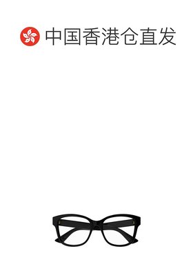 香港直邮Gucci 古驰 女士 黑色 Large Square Acetate 眼镜 GG134