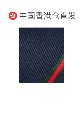 香港直邮GUCCI 男士 织带真丝提花领带 26SS 古驰 【付后1h可退】