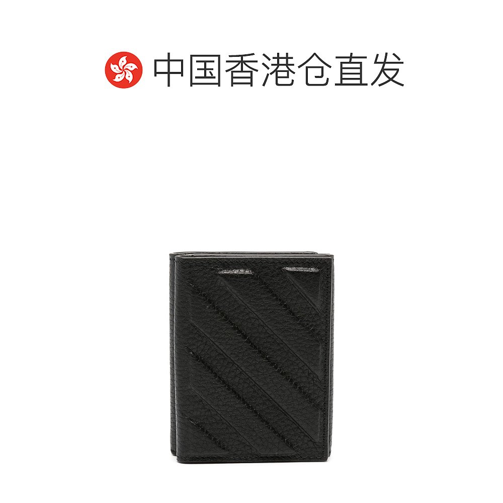 香港直邮Off-White 男士 Off White Wallets Black 钱包 OMNC068F - 图1