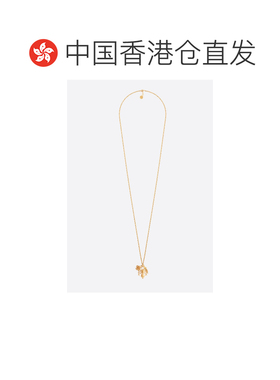 香港直邮DIOR 女士项链 N1381MFDMT300 AW2021 金色支付后1h可退