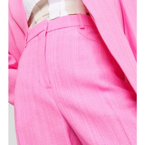 1h可退 香港直邮Jacquemus 女士 Les Pantalons Sauge 高腰长裤 - 图2