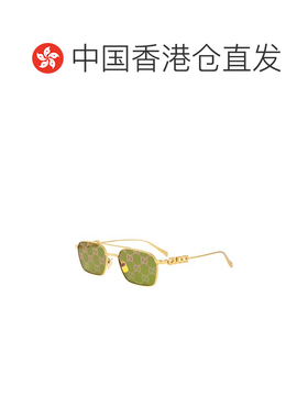 香港直邮GUCCI 女士眼镜 GG1804S002 AW2025 绿色 矩形太阳镜