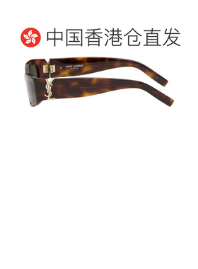 1h可退 香港直邮Saint Laurent 圣罗兰 女士 棕色 SL M152 太阳镜