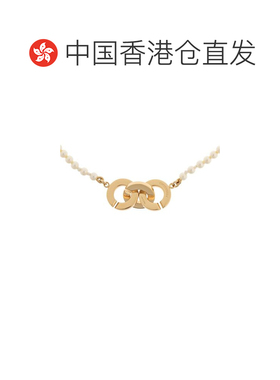 香港直邮Salvatore Ferragamo 菲拉格慕 女士 JEWELRY 金色奶油色