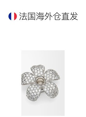 自营1h可退 欧洲直邮LOEWE/罗意威 女士银色/白色纯银/水晶吊坠