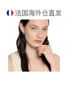 自营欧洲直邮GUCCI古驰 Horsebit女士玫瑰金18K金钻石戒指