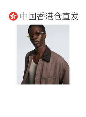 1h可退 香港直邮Bottega Veneta 葆蝶家 男士 椭圆形太阳眼镜