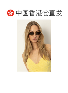 香港直邮JACQUEMUS 女士太阳镜 JAC1200C1SUN AW2025 金色 Sungla