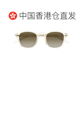 1h可退 香港直邮Saint Laurent 圣罗兰 男士 方形镜框太阳镜 SL54