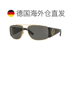 欧洲直邮versace范思哲金色方形太阳镜潮流百搭质感休闲简约2163