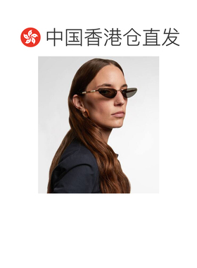 1h可退 香港直邮Gucci 古驰 女士 人造珠宝装饰猫眼太阳眼镜