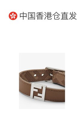 香港直邮Fendi FF 帆布双面手链 7AJ682AFCB手镯