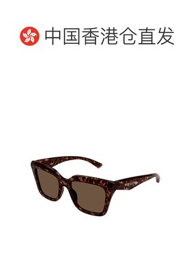 香港直邮mcqueen 亚历山大 麦昆 女士 几何框太阳镜 AM0473S配饰
