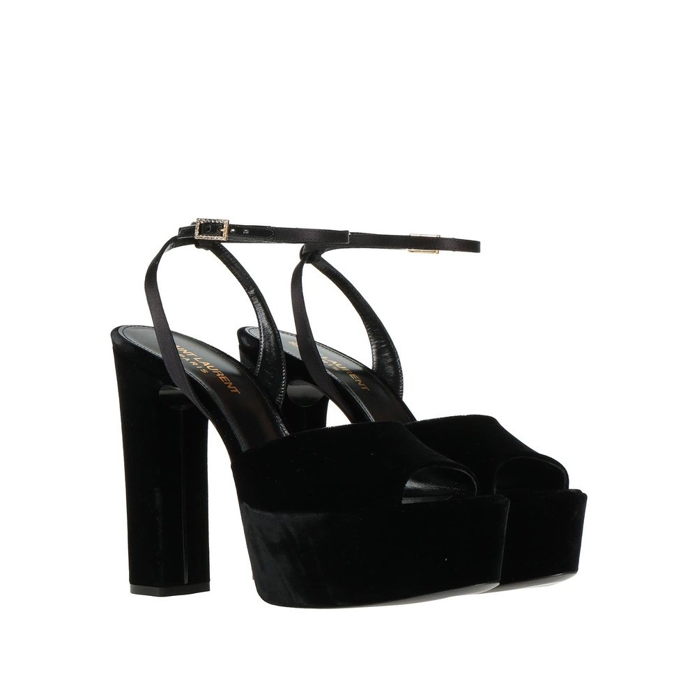 香港直邮Saint Laurent 圣罗兰 女士 凉鞋 black黑色 舒适时尚,淘宝优惠券,粉丝福利购,淘宝优惠卷