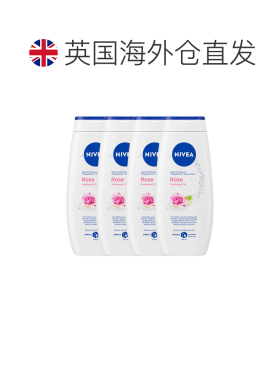 欧洲直邮NIVEA妮维雅玫瑰杏仁油柔润沐浴露维E缓解干燥保持正品