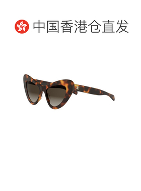 1h可退 香港直邮CELINE 女士眼镜 CL40339U53F SS2026 棕色 全框