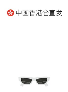 1h可退 香港直邮Gucci 古驰 男士 矩形太阳镜 GG1839S white白色
