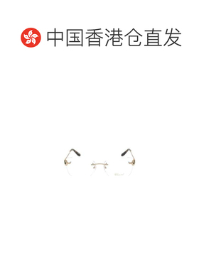 香港直邮CHOPARD 女士眼镜 VCHF86S0300 AW2022 白色 无框矩形眼