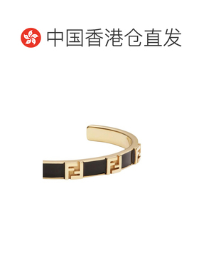 香港直邮FENDI 女士手链手镯 8AK896TL9F0A1F CO 金色 徽标手镯