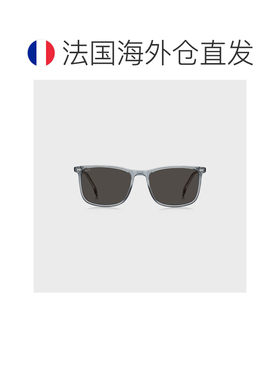 自营欧洲直邮HUGO BOSS雨果 男士灰色板材logo镜腿太阳镜