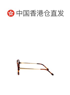 香港直邮Isabel Marant 伊莎贝尔 玛兰 女士 雪茄色金色醋纤眼镜