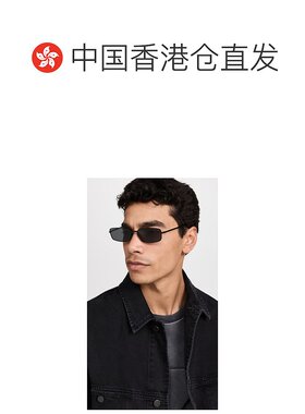 1h可退 香港直邮Prada 普拉达 女士 A60S 矩形太阳眼镜 black黑色