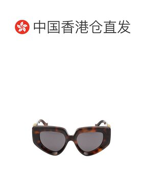 1h可退 香港直邮LOEWE 罗意威 女士 Anagram 幾何框架太陽眼鏡 LW
