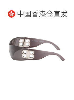 1h可退 香港直邮Balenciaga 巴黎世家 女士 灰色 Bossy 太阳镜 BB