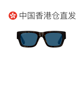 1h可退 香港直邮Gucci 古驰 男士 几何框太阳镜 GG1668S blue蓝色