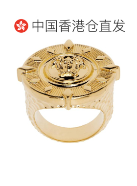 1h可退 香港直邮versace 范思哲 男士 Medusa 戒指 10256081A0062