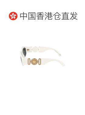 1h可退 香港直邮versace 范思哲 女士 白色尼龙太阳眼镜 0VE43614