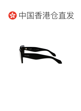 1h可退 香港直邮alaia 女士 00 全黑灰色醋纤太阳眼镜 AA0070S1