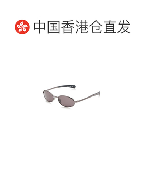 香港直邮Gucci 古驰 女士 椭圆框金属太阳眼镜 grey灰色 舒适时尚