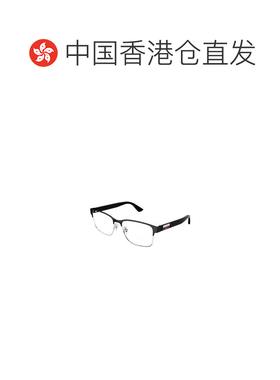 1h可退 香港直邮GUCCI 女士眼镜 GG0750O005 SS2026 黑色 徽标平