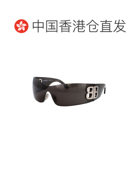 香港直邮BALENCIAGA 女士眼镜 BB0359S001 CO 灰色 几何框太阳镜